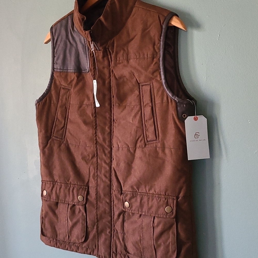 Class/Club Size 18/20 Brown Vest - Picture 3 of 8